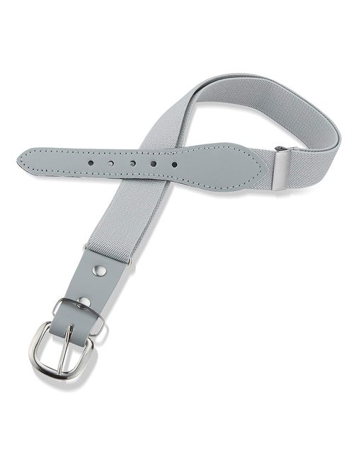 Buyless Fashion Kids Elastic Adjustable Strech Belt with Leather Closure