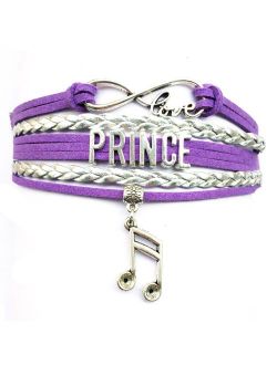 DOLON Infinity Love Prince Bracelet Memorabilia Collectible Music Charm Fans Gift