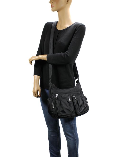 Scarleton Multi Pocket Shoulder Bag H1407