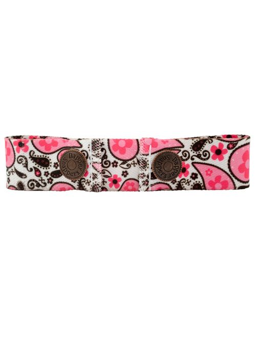 Dapper Snapper Made in The USA Baby & Toddler Adjustable Belt-Pink Paisley