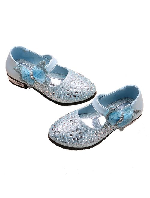 Kikiz Little Girl's Adorable Sparkle Mary Jane Princess Party Dress Shoes