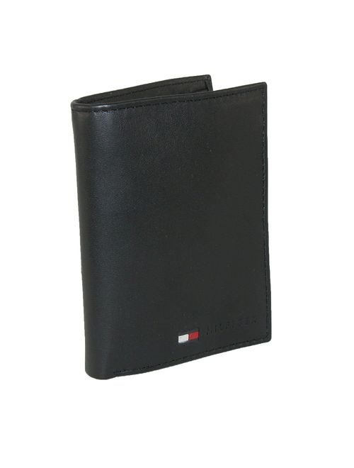 Tommy Hilfiger Men's Trifold Wallet-Sleek and Slim Includes ID Window and Credit Card Holder