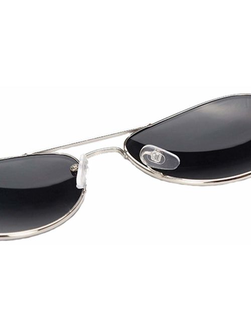 WODISON Classic Kids Aviator Sunglasses Bulk Reflective Metal Frame Children Eyeglass 2 Pack
