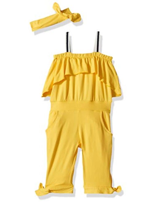 Limited Too Girls' Capri Jumpsuit and Head Band Set