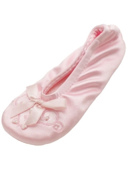 Satin Pearl Ballerina Girls Slippers Ballet Flat