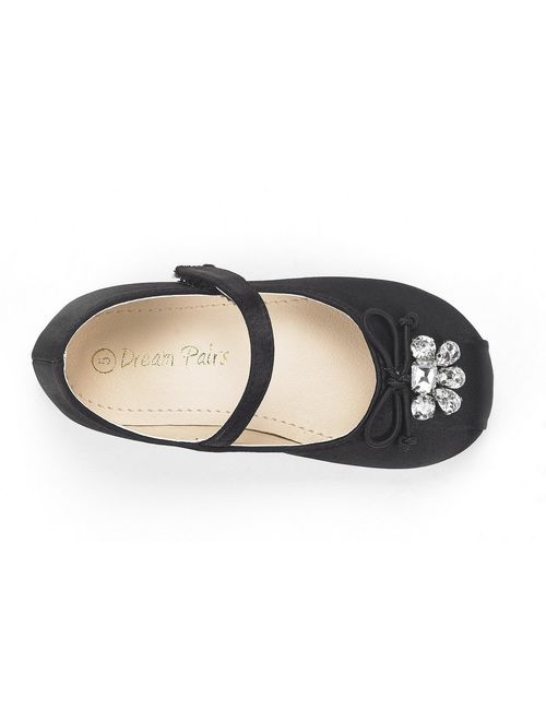 DREAM PAIRS Girl's Toddler/Little Kid/Big Kid Aurora-03 Mary Jane Ballerina Flat Shoes