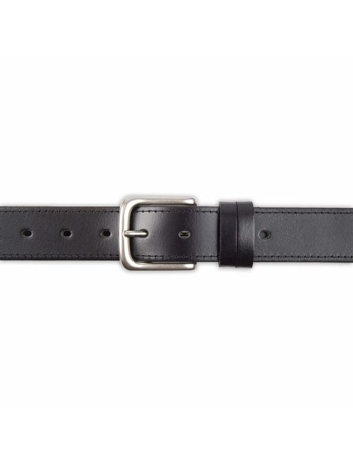Dockers Men's Casual Leather Belt - 100% Soft Top Grain Genuine Leather Strap with Classic Prong Buckle