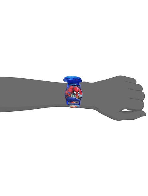 Accutime Boys' Quartz Watch with Plastic Strap, Blue, 24 (Model: SPD4493)