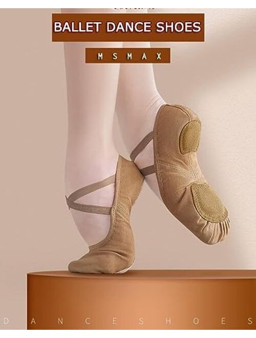 MSMAX Ballet Flats Professional Performa Dance Party Shoes for Girls