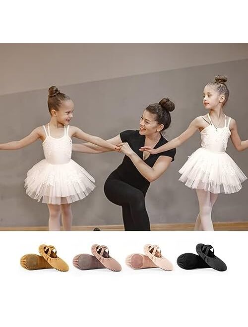 MSMAX Ballet Flats Professional Performa Dance Party Shoes for Girls