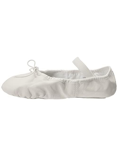 Bloch Girl's Dansoft Full Sole Leather Ballet Slipper, Cotton Lining, Dance Shoe