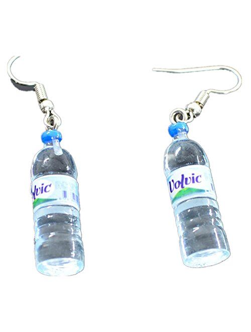 Ownsig Women Bohemian Water Bottle Pendant Earrings Drop Dangle Earrings Creative Unique