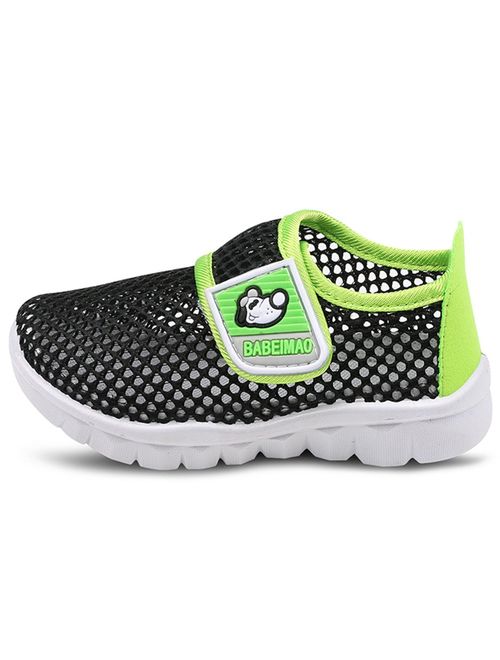 DADAWEN Baby's Boy's Girl's Water Shoes Lightweight Breathable Mesh Running Sneakers Sandals