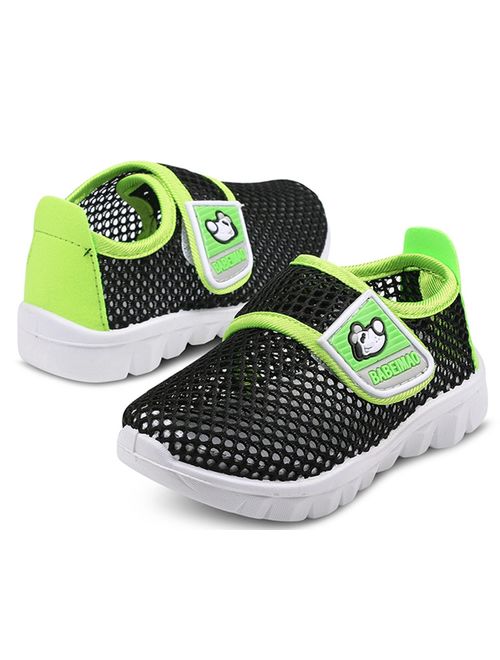 DADAWEN Baby's Boy's Girl's Water Shoes Lightweight Breathable Mesh Running Sneakers Sandals