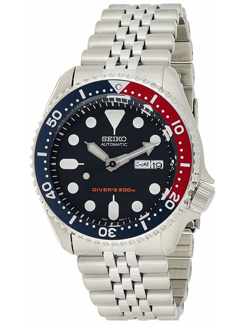 Seiko Men's SKX009K2 Diver's Analog Automatic Stainless Steel Watch