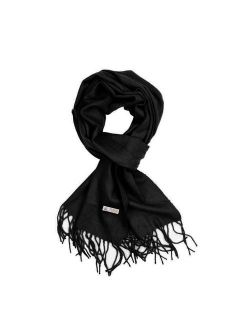 Plain Solid Color Cashmere Feel Classic Soft Luxurious Winter Scarf For Men Women