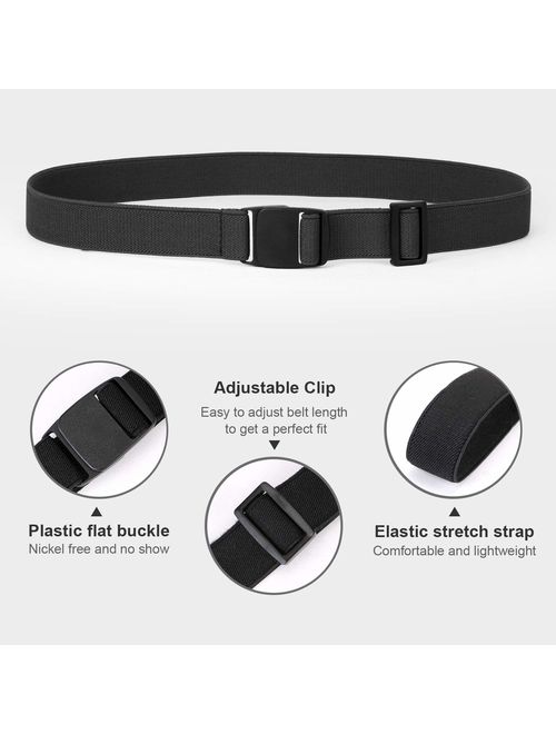JASGOOD Kids Nickel Free Blets,Adjustable Elastic Belts for Pants Children,Stretch Belts for Boys Girls and Toddlers