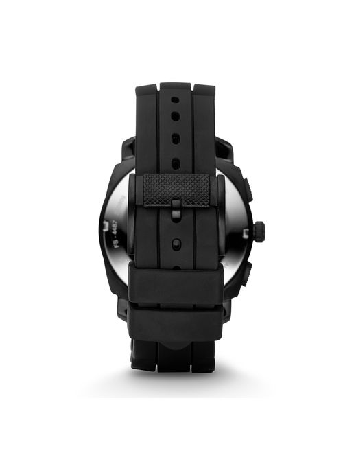 Fossil Men's FS4487IE Machine Stainless Steel and Silicone Chronograph Quartz Watch