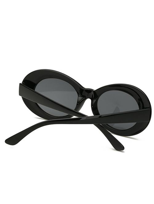 FOURCHEN Clout Goggles Sunglasses for kids Bold Retro Oval Round Lens