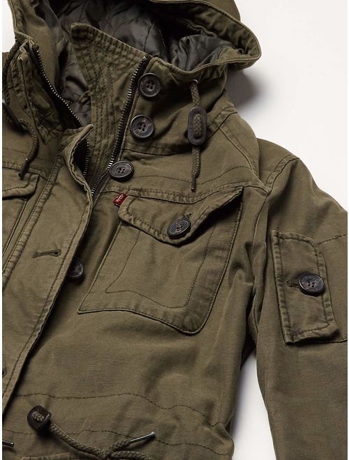 Levi's Women's Cotton Four Pocket Hooded Field Jacket