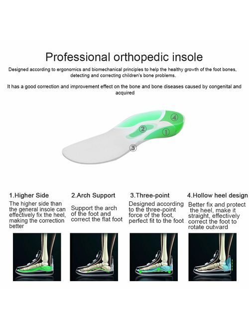 Princepard Orthopedic Shoes Sandals for Kids Boys Girls,Children's Orthopedic Sandals with Arch Support and Ankle Brace,Correct The Shape of The Foot
