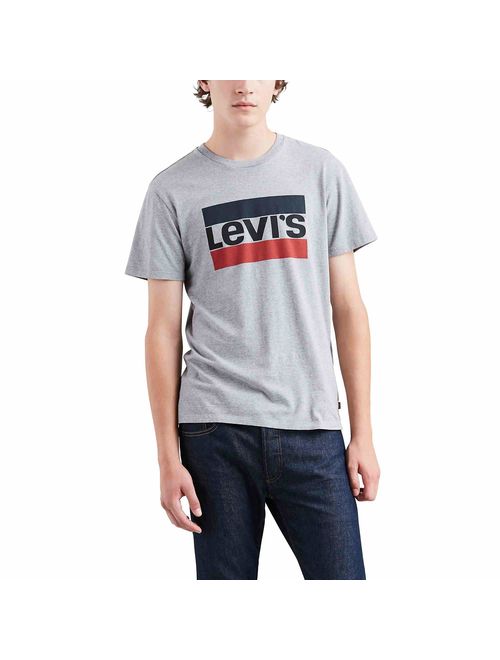 Levi's Men's Cotton Short Sleeve Graphic Logo Crew Neck T-Shirt