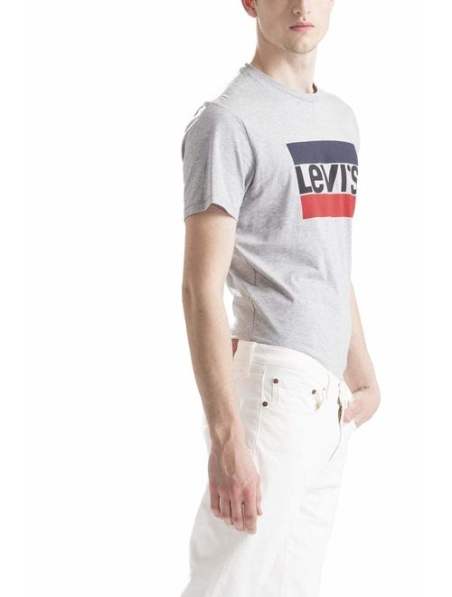 Levi's Men's Cotton Short Sleeve Graphic Logo Crew Neck T-Shirt