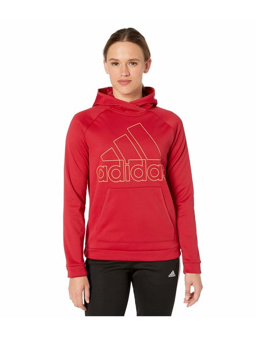 adidas Women's Team Issue Badge Of Sport Hooded Sweatshirt
