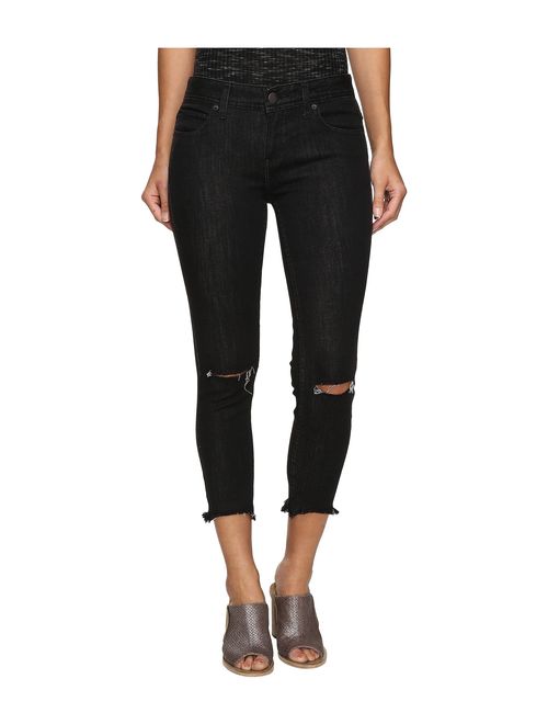 Free People Jeans Skinny Destroyed in Carbon
