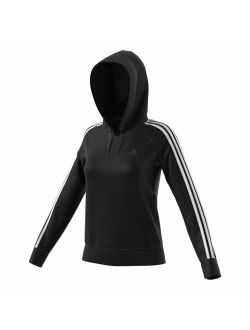 Women's Athletics Essential Cotton Fleece 3 Stripe Pullover Hoody