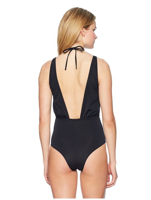 GUESS Women's Logo Ring One Piece Swimsuit