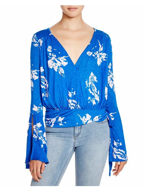 Free People Women's Fiona Floral Print Top