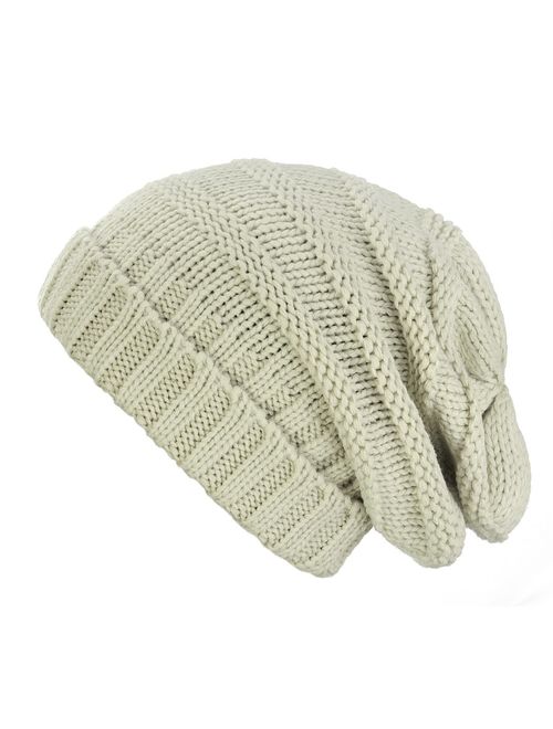 NYFASHION101 Oversized Baggy Slouchy Thick Winter Beanie Hat