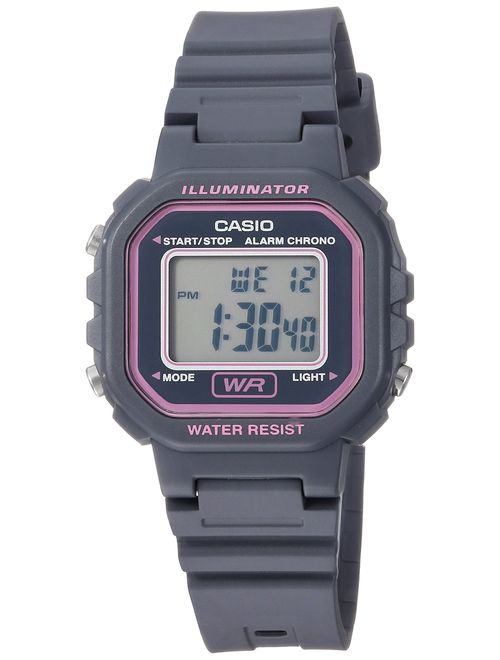 Casio Women's Classic Quartz Watch with Resin Strap, Grey, 15.8 (Model: LA-20WH-8ACF