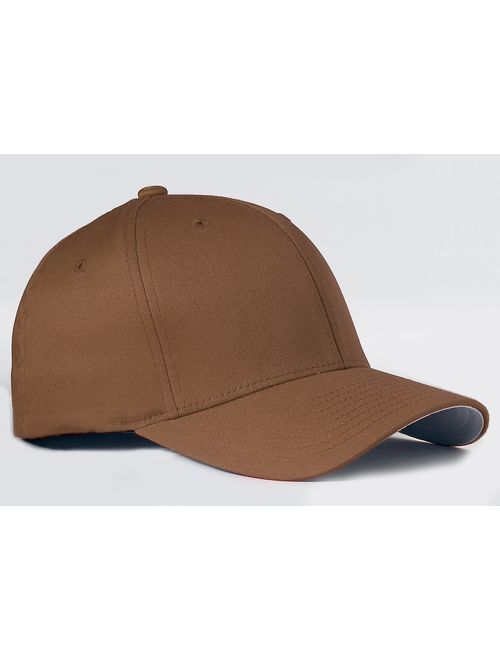 Yupoong 5001 Flexfit 6-Panel Structured Mid-Profile Cap S/M Brown