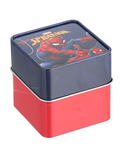 Accutime Spider Man Boys' Quartz Watch with Plastic Strap, red, 23.75 (Model: SPD4430)