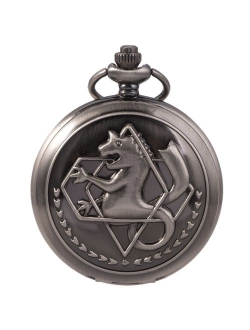Fullmetal Alchemist Pocket Watch with Chain Box for Cosplay Accessories Anime, The Alchemist Pocket Watch