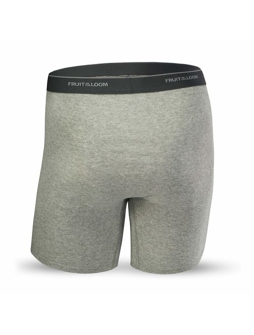 Fruit of the Loom Solid ElasticWaits No Ride Up Boxer Brief
