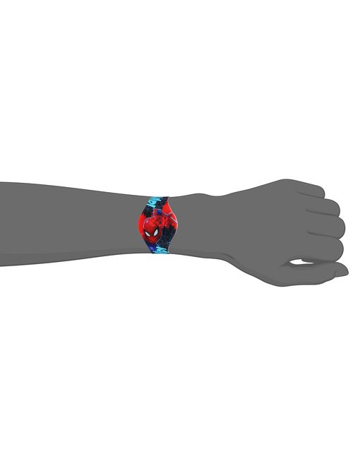 Marvel Boys' Quartz Plastic Strap, red, 21 Casual Watch (Model: SPD4492)