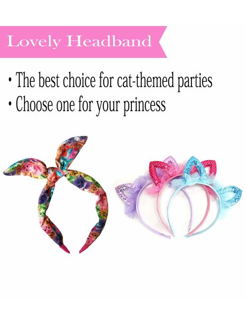 Jxstar Girls Long Sleeve Desss Kid Cat Unicorn Floral Print Outfits