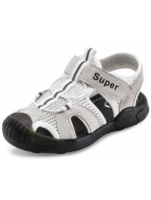 SKOEX Toddler Boys Closed Toe Water Outdoor Sports Sandals