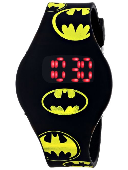 Accutime Batman Kids' BAT4146 Watch with Black Rubber Band