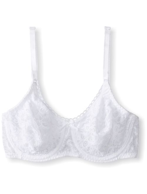 Bali Women's Lace and Smooth Underwire Bra #3432