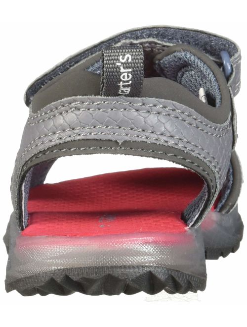 Carter's Kids Boy's Dilan Lighted Sandal with Double Adjustable Straps