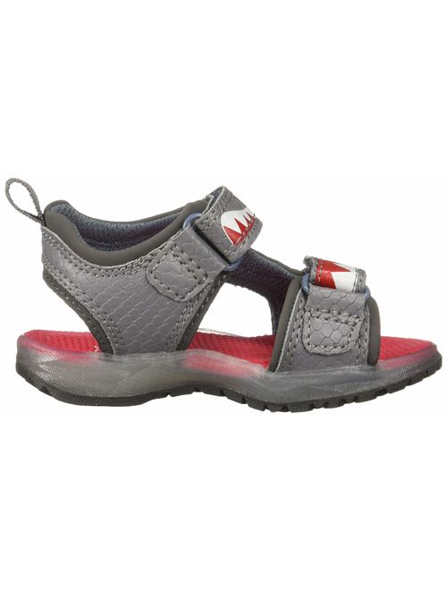 Carter's Kids Boy's Dilan Lighted Sandal with Double Adjustable Straps