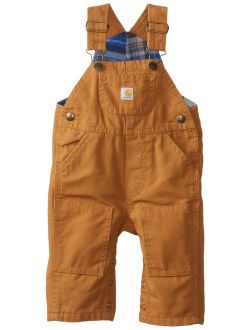 Baby Boys' Canvas Overall Flannel Lined