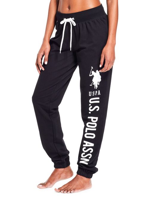 U.S. Polo Assn. Essentials Womens French Terry Joggers – Sweatpants for Women