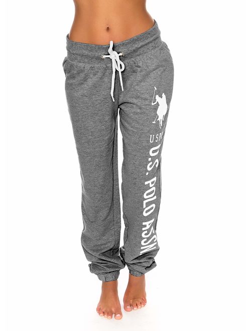 U.S. Polo Assn. Essentials Womens French Terry Joggers – Sweatpants for Women