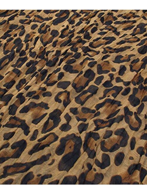 Scarfand's Classic Leopard Print Infinity Scarf