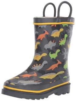Kid's Waterproof Printed Rain Boot